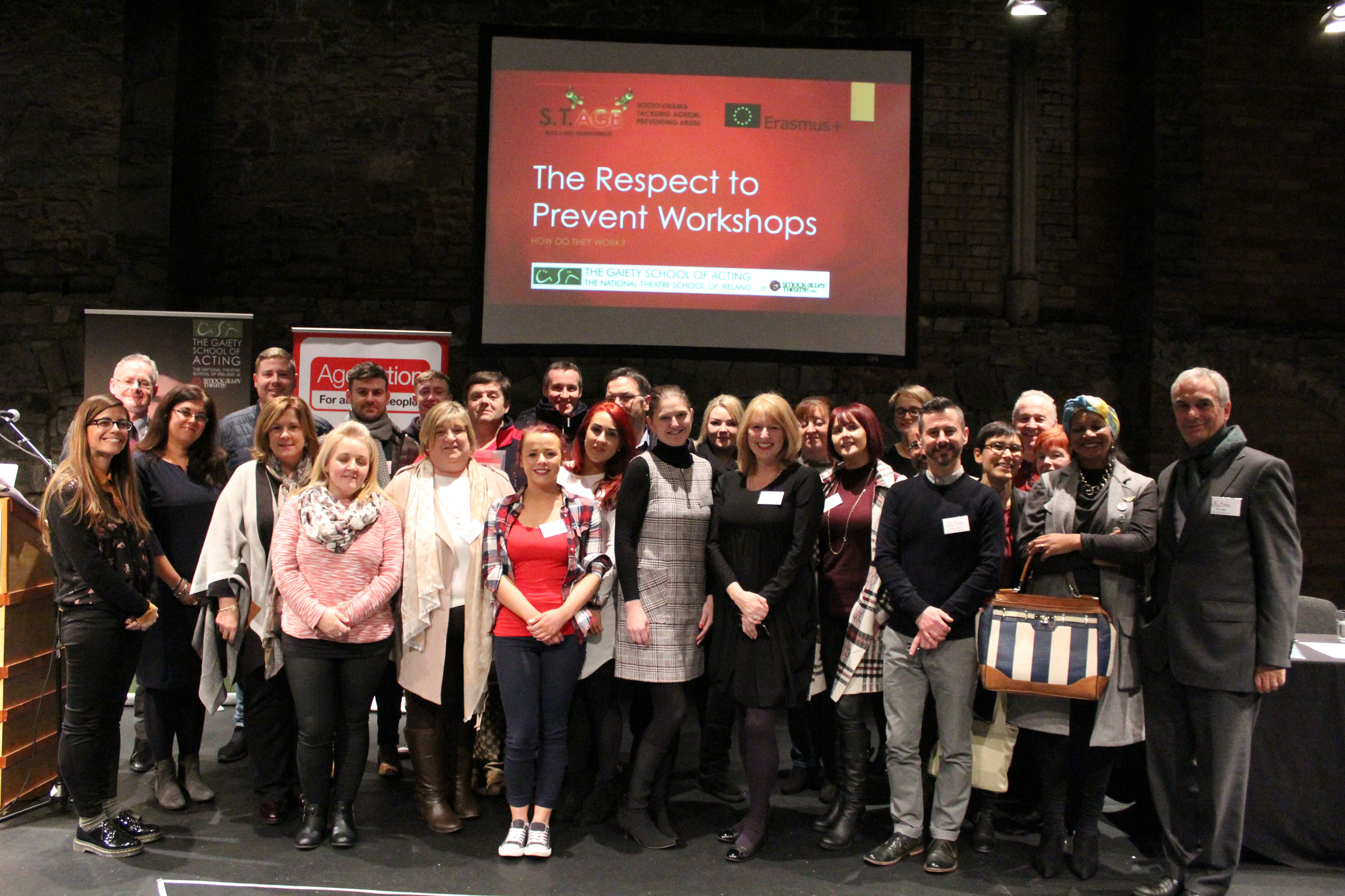Speakers and organisers at Age Action's elder abuse conference. Credit: Tom Maher