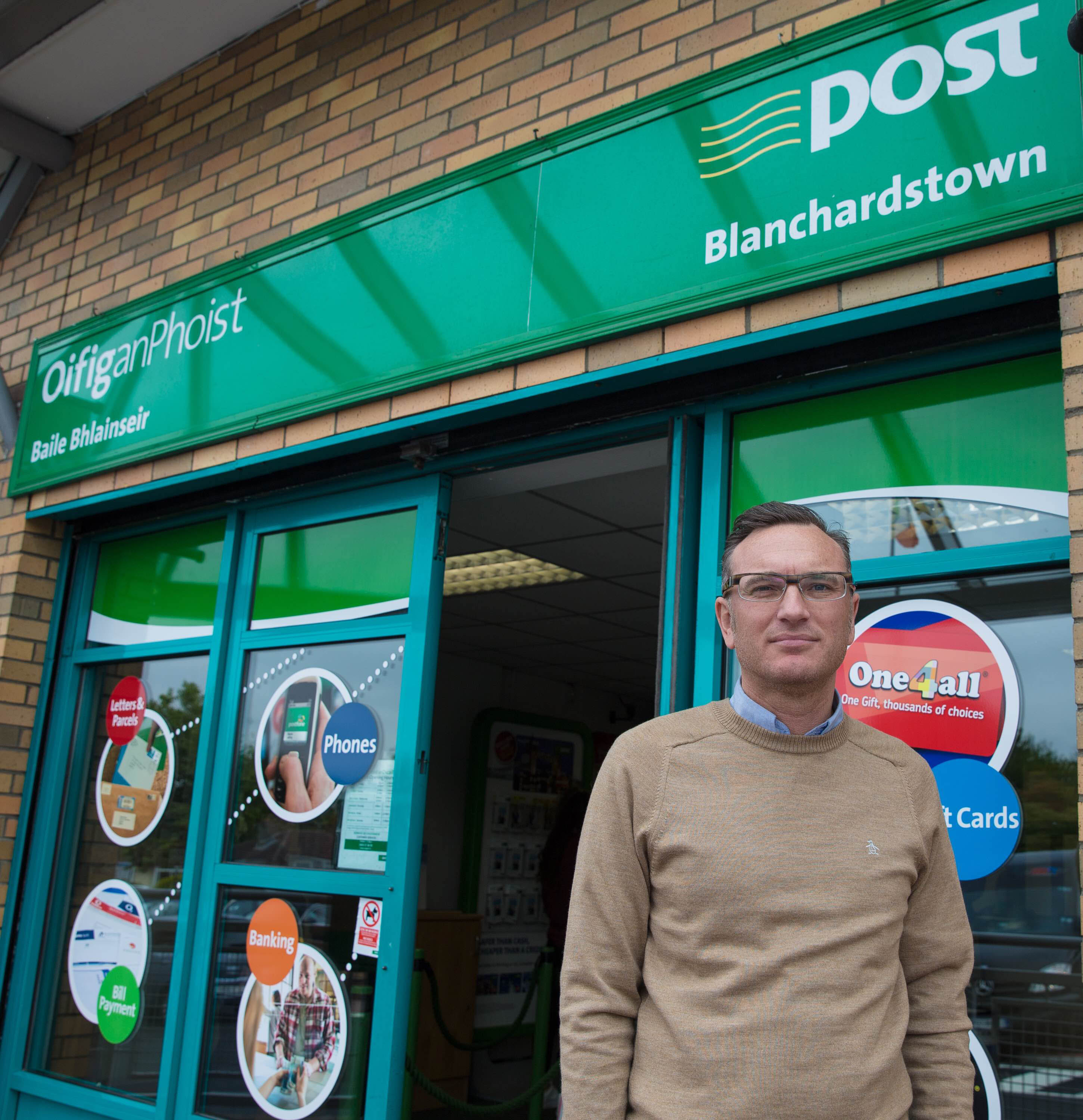 Blanchardstown Postmaster Geoff Doyle