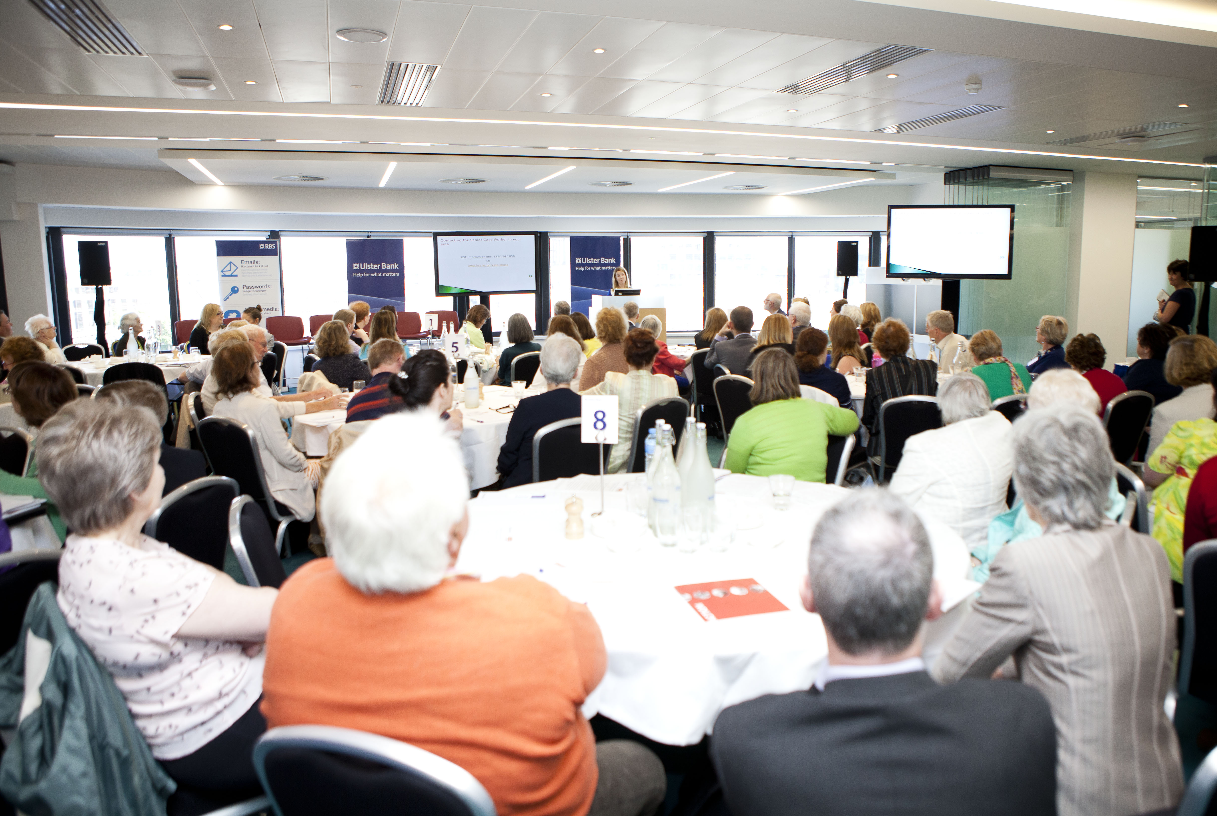Age Action conference on financial elder abuse in 2014.